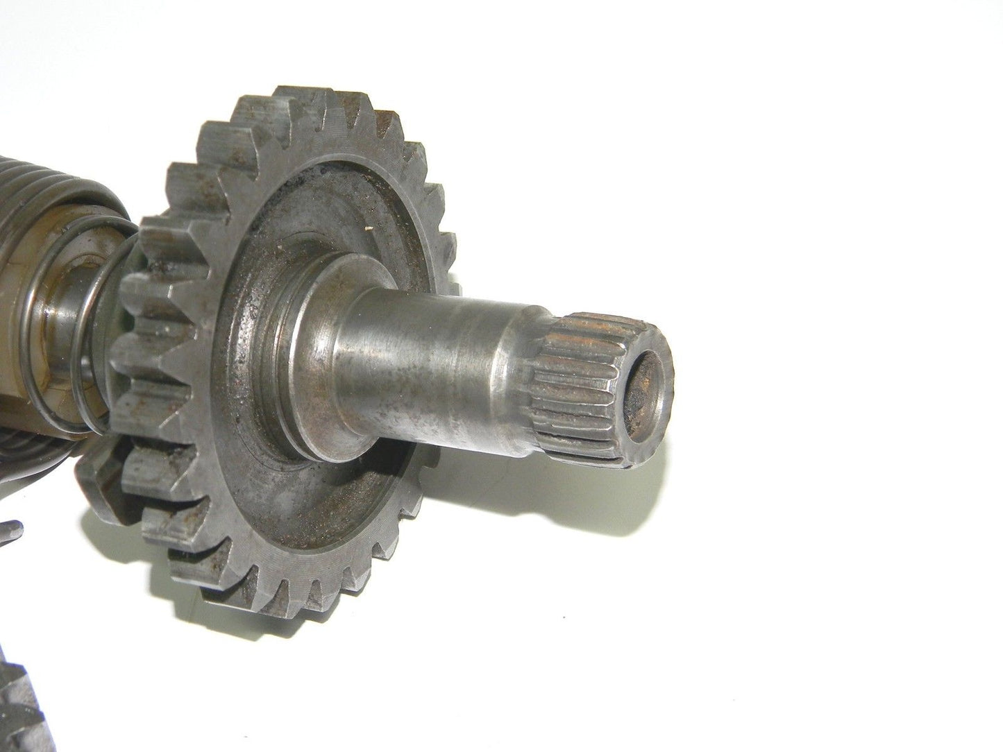 1981-82 Suzuki RM465 . KICK STARTER MECHANISM . RM shaft spring gear ratchet #3 - MotoRaider