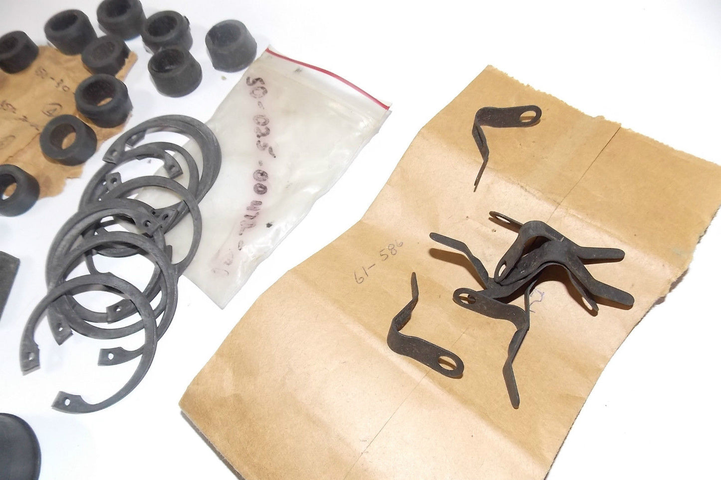 NOS Puch Allstate MIXED PART LOT Rubber O-Ring Clip Insert Seal Connector gasket - MotoRaider