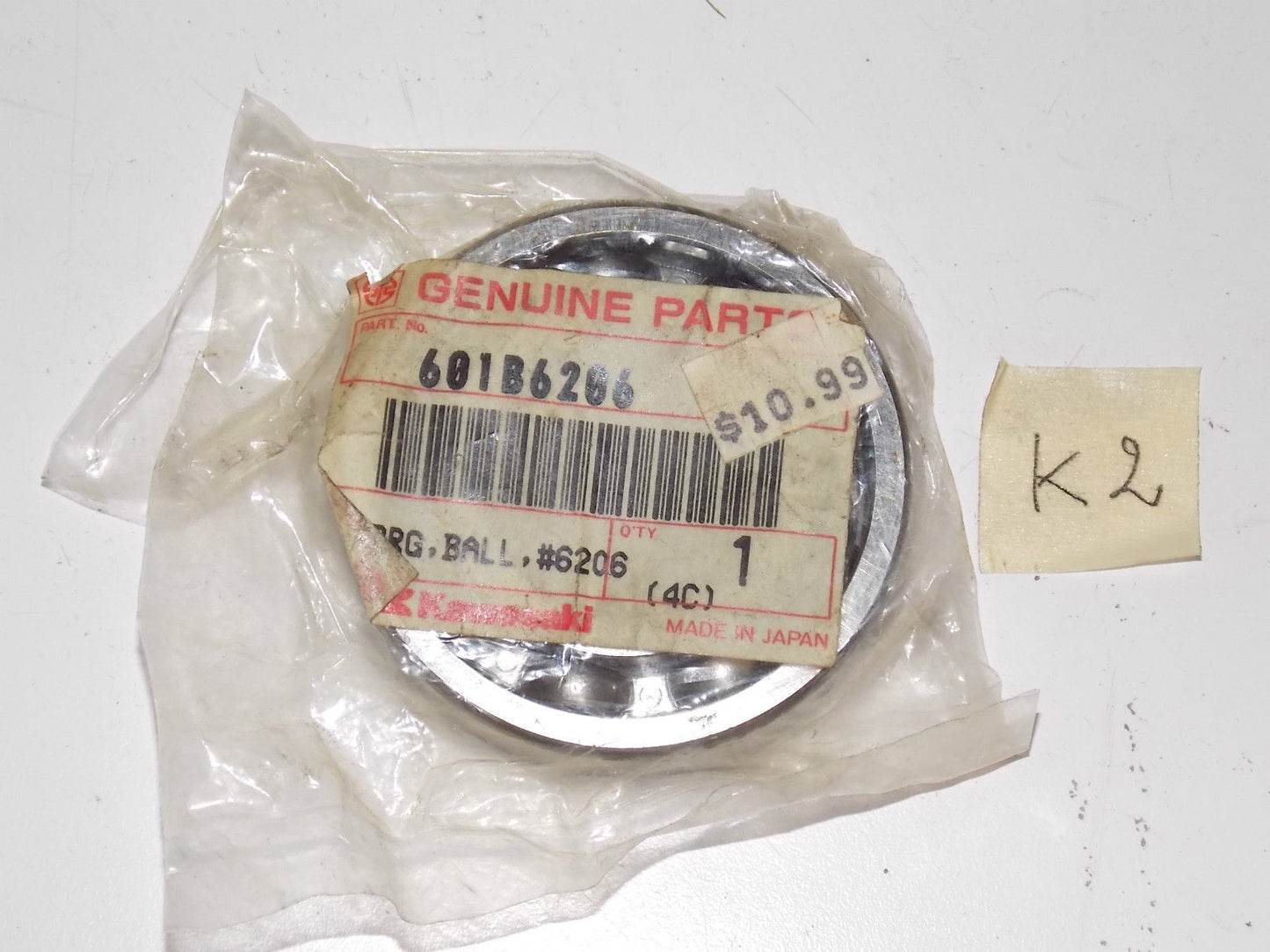 NOS KAWASAKI 1972 2012 KVF650 KSV700 KVF360 KZ1000 ZX1000 BALL BEARING 601B6206 - MotoRaider