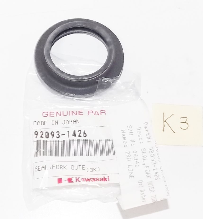 NOS KAWASAKI 1997 1999 2002 2005 2012 KX80 KX85 KX100 FORK OIL SEAL 92093-1426 - MotoRaider