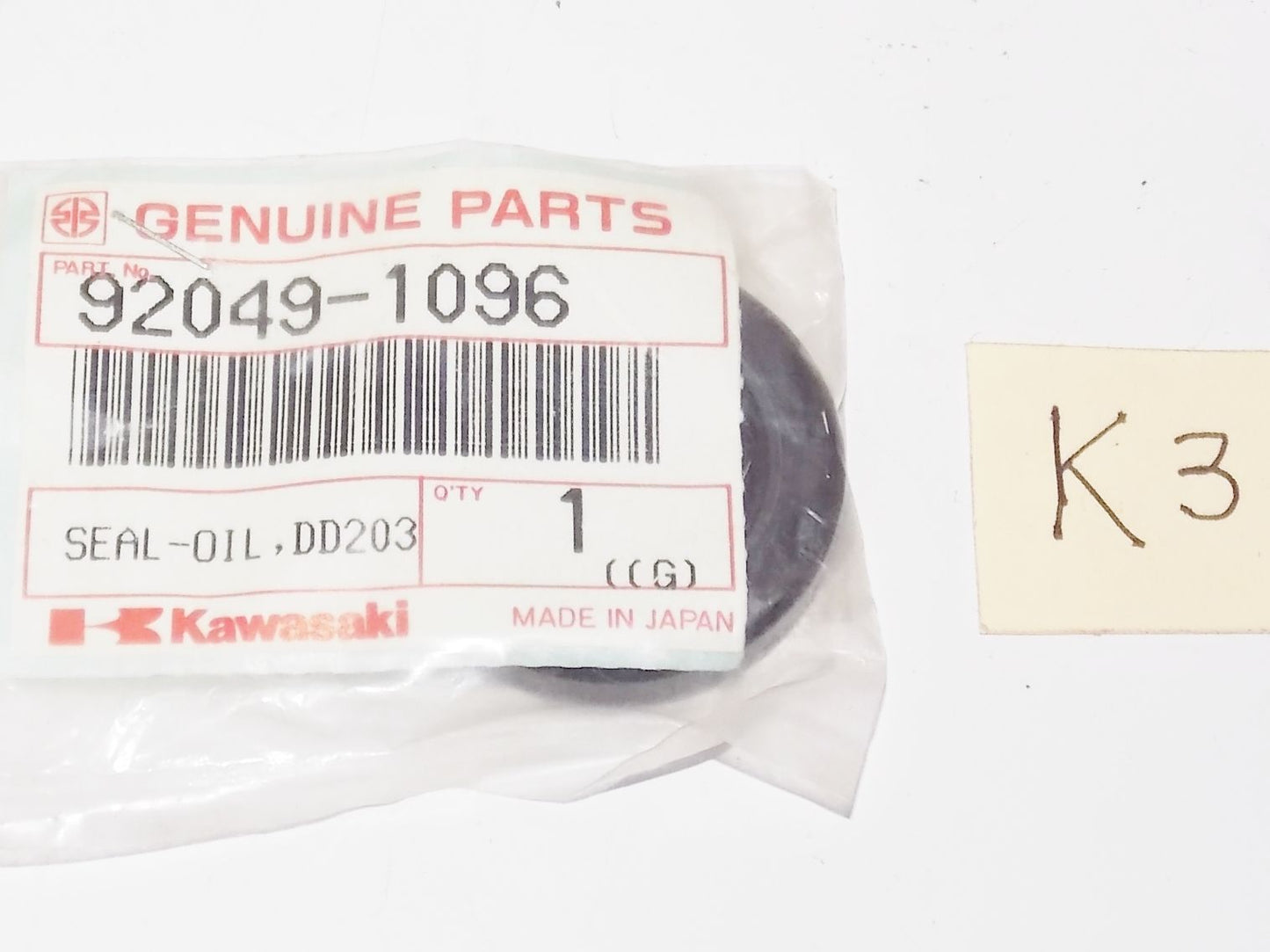 NOS KAWASAKI 1983 2010 KX60 KX80 KDX80 KX100 FURY FRONT FORK OIL SEAL 92049-1096 - MotoRaider