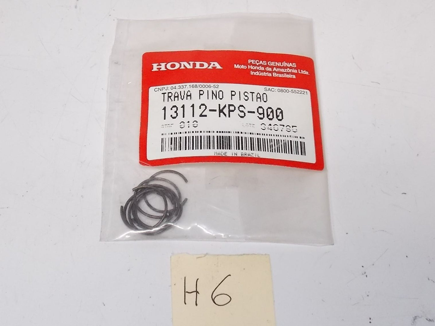 NEW HONDA 2003 2005 2006 2009 2010 012 CRF230 CRF250 TWO 15MM CLIP 13111-MN1-670 - MotoRaider