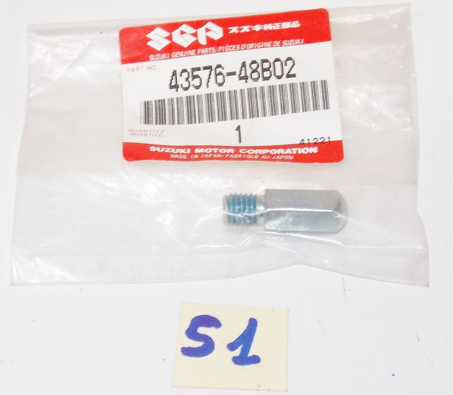 NOS SUZUKI 1999 2002 2007 2012 GSX1300 SV1000 SV650 FOOT REST SENSOR 43576-48B02 - MotoRaider