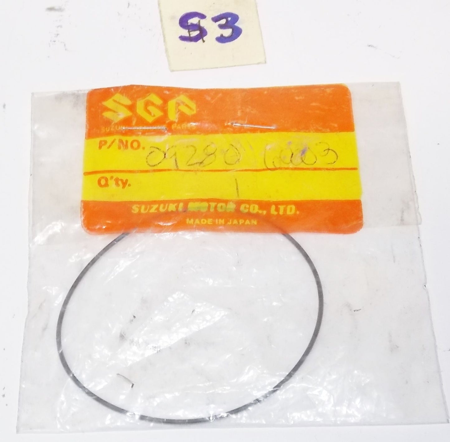 OEM SUZUKI 1986 1995 VS700 VS750 VX800 VS800 D:1.2,ID:59.6 O-RING 09280-60003 - MotoRaider