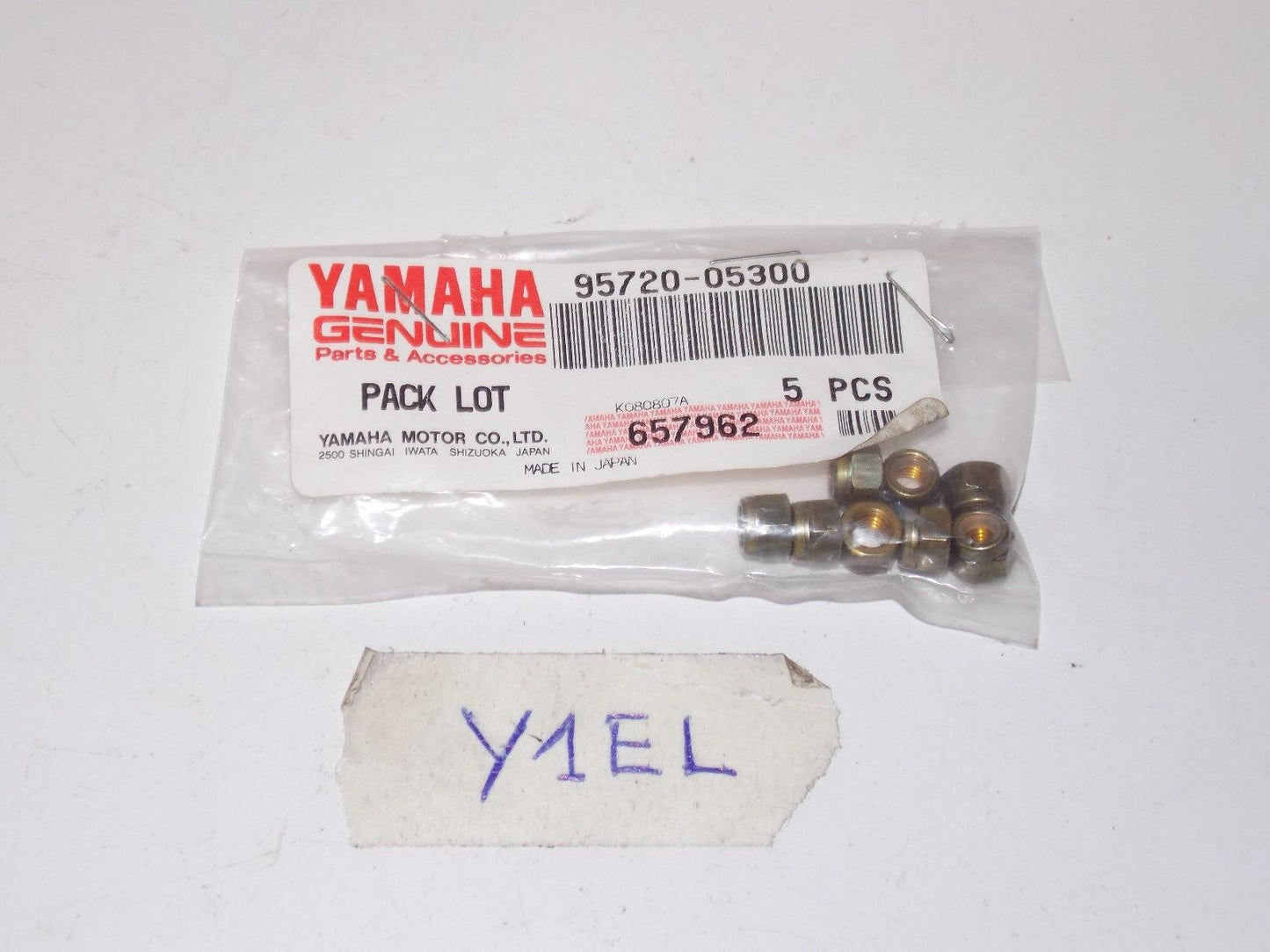 NOS YAMAHA SELF LOCKING NUT 1987-2011 95720-05300 WAVE RUNNER GP 760 SUPER JET - MotoRaider