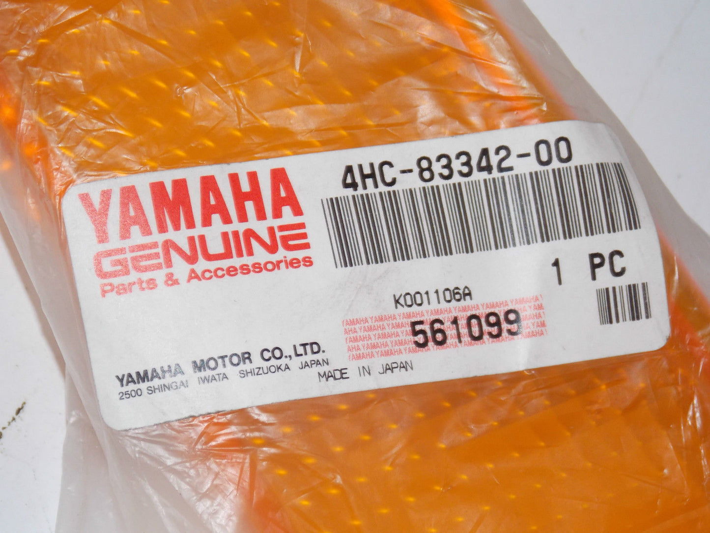 NOS OEM NEW YAMAHA SCOOTER 1996 1999 YP250 MAJESTY TURN LENS SIGNAL 4HC-83342 - MotoRaider