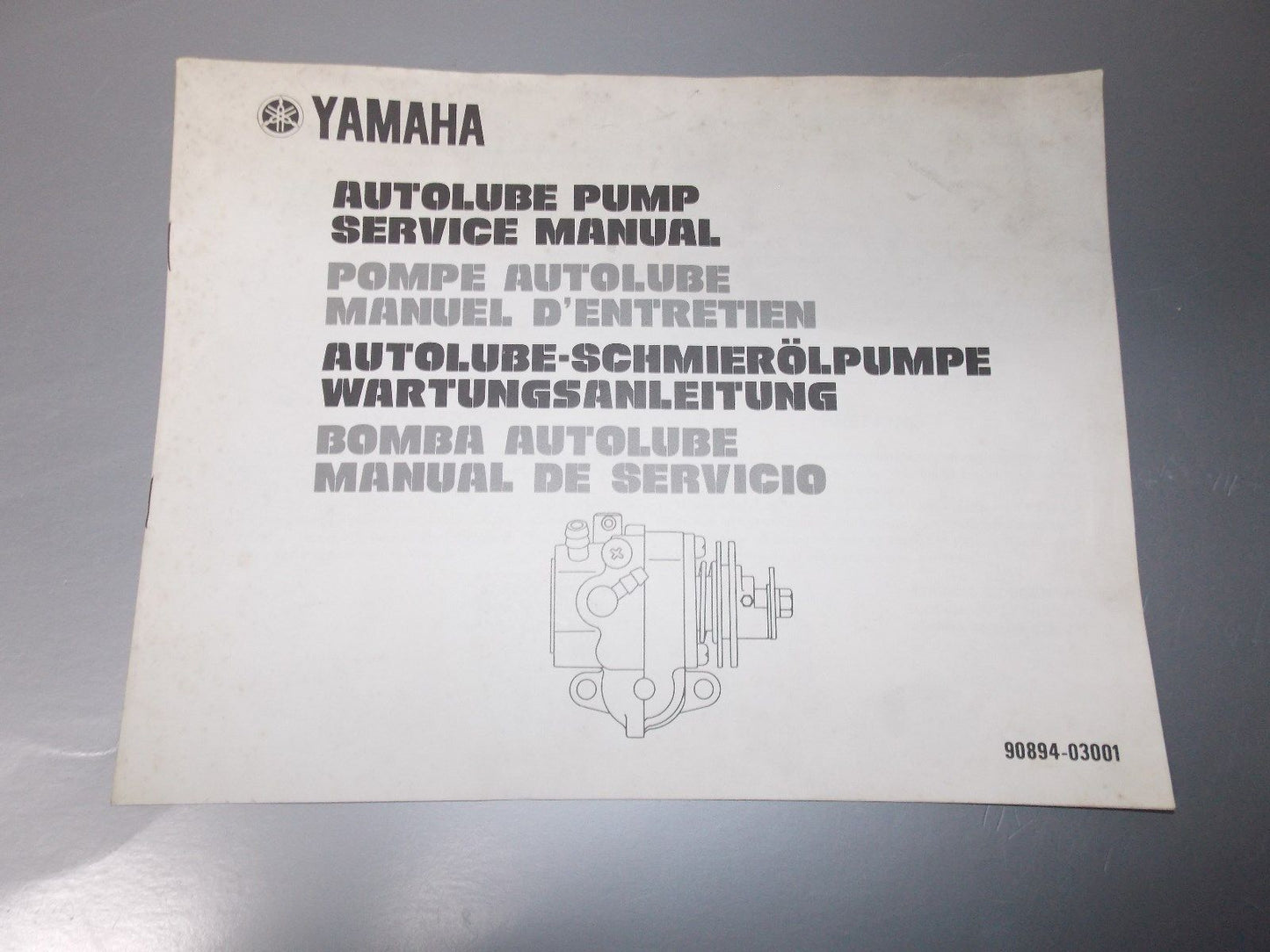 NEW YAMAHA 1976 AUTO LUBE PUMP SERVICE MANUAL BOOK PAMPHLET 90894-03001 - MotoRaider