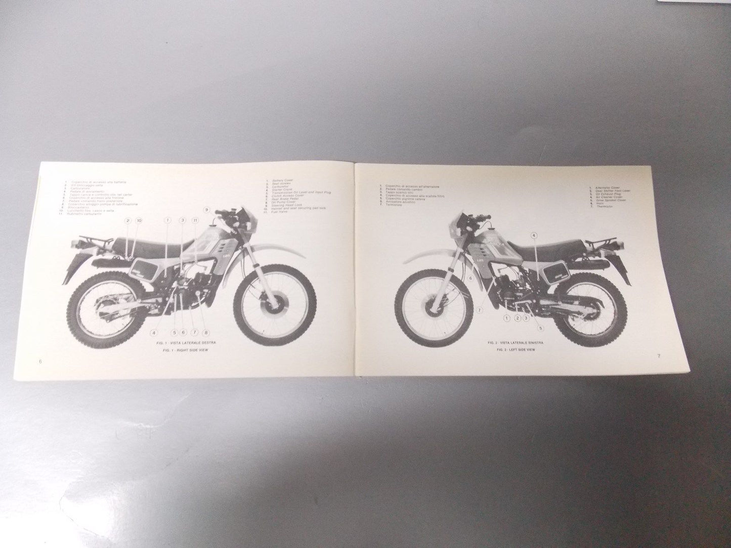 NOS OEM NEW 1983-1988 CAGIVA OWNER'S MANUAL BOOK PAMPHLET ALETTA ROSSA ITALY - MotoRaider