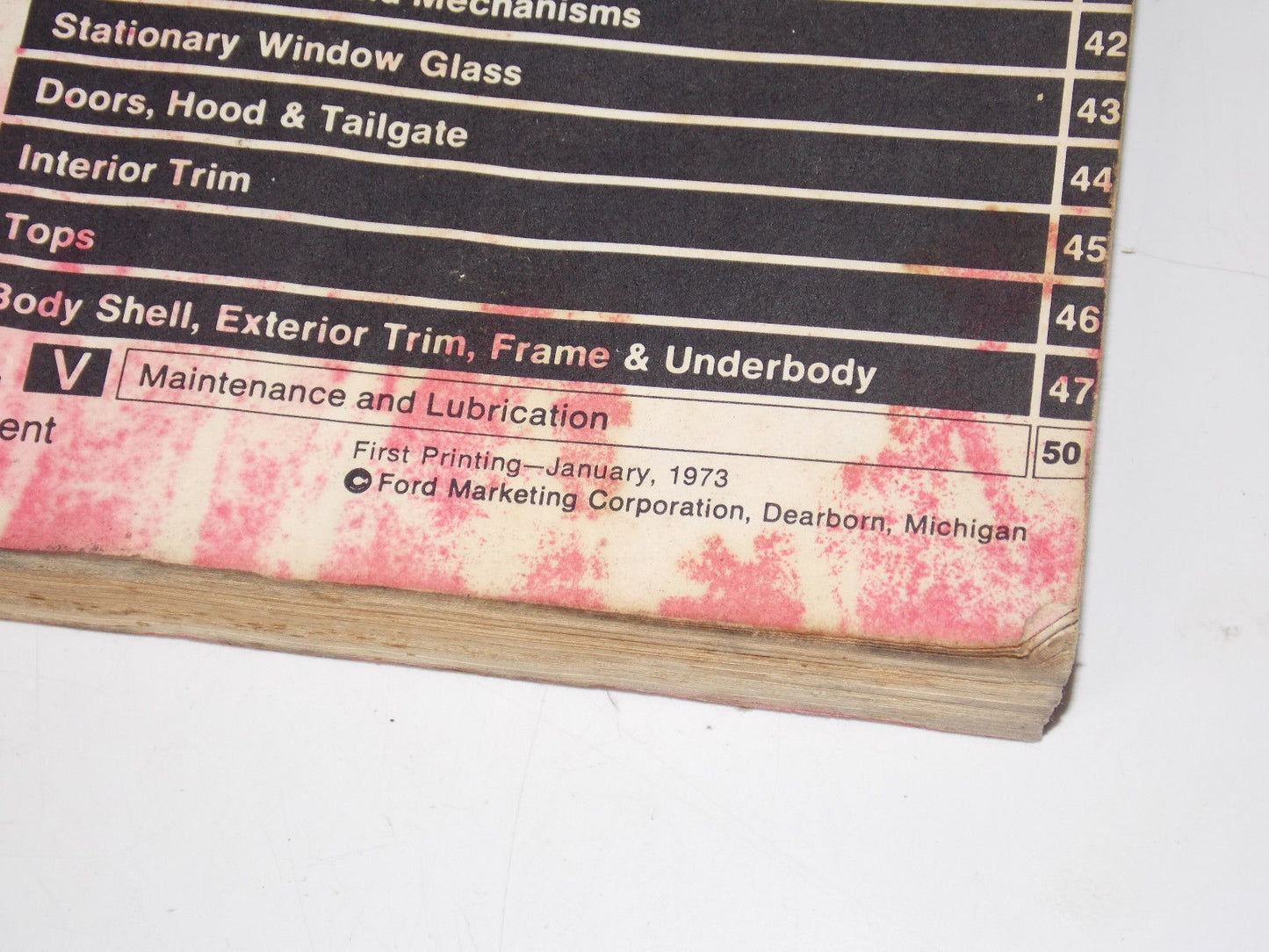 1973 FORD TRUCK WORKSHOP BOOK MANUAL ELECTRICAL BODY F50 ECONOLINE PICKUP E300 - MotoRaider