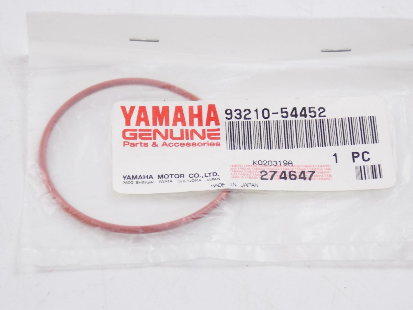 NOS YAMAHA 1981-2013 0-RING YFM350 XV750 WS1100 V STAR 1100 93210-54452 - MotoRaider