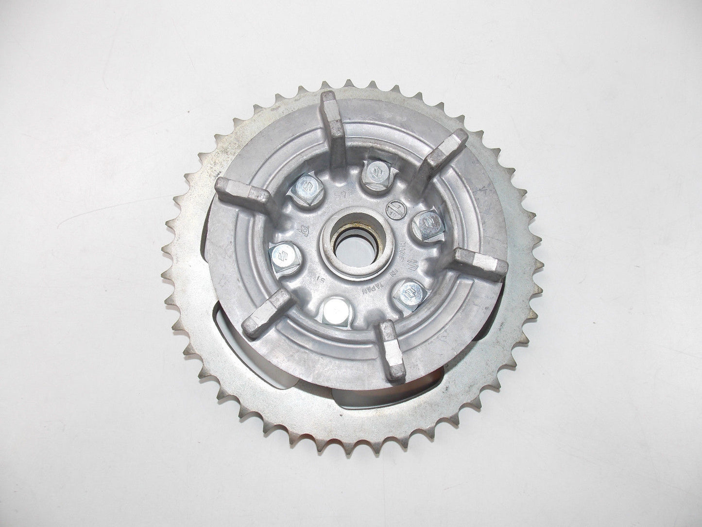 NOS OEM SUZUKI 45T SPROCKET CARRIER ASSEMBLY 1972 1980 GT750 GS1000 RE5 GS550 - MotoRaider