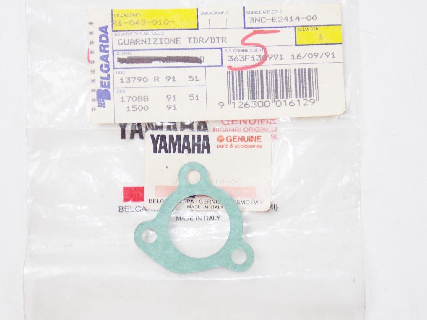 NOS YAMAHA 1989 1990 1991 1992 GASKET SEAL DT125 TDR125 TZR125 3NC-E2414 - MotoRaider