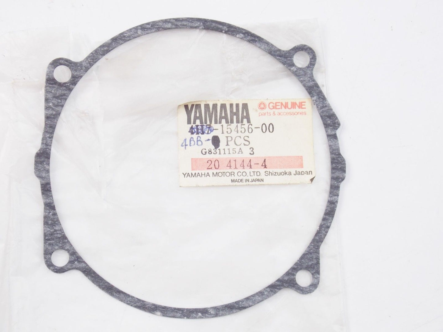 NOS YAMAHA 1980-1985 OIL PUMP COVER GASKET XJ650 550 750 600 900 4BB-15456 - MotoRaider