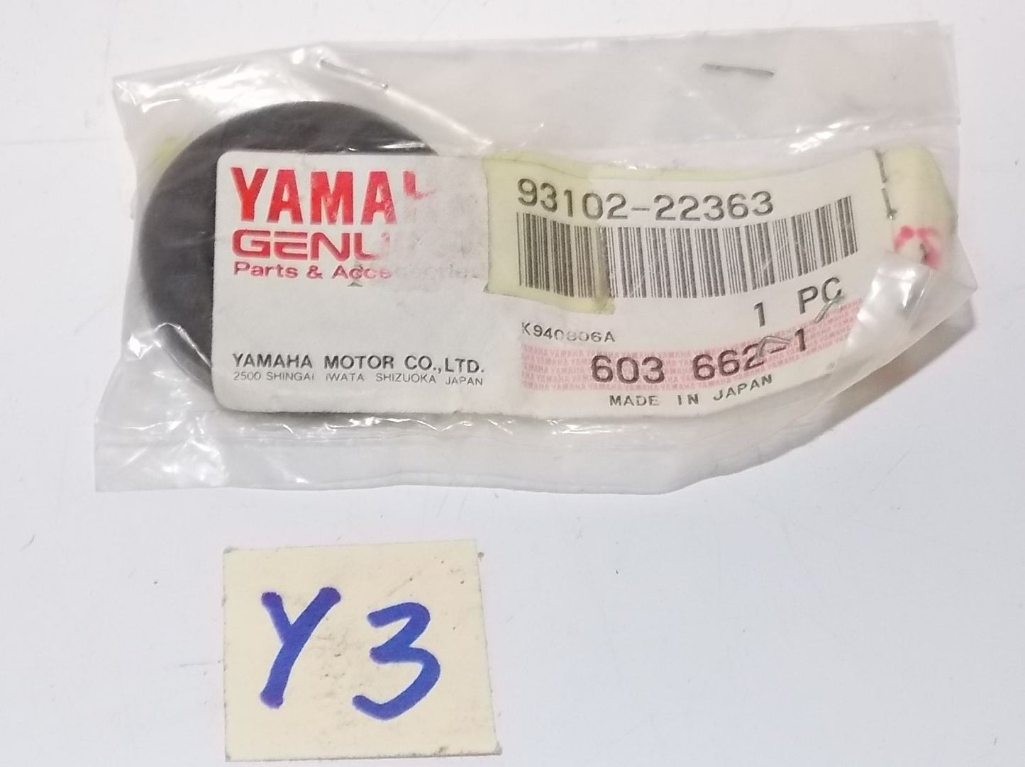 NEW OEM YAMAHA 1986 2000 YZ125 YZ80 YZ250 WR250 RACE KART OIL SEAL 93102-22363 - MotoRaider