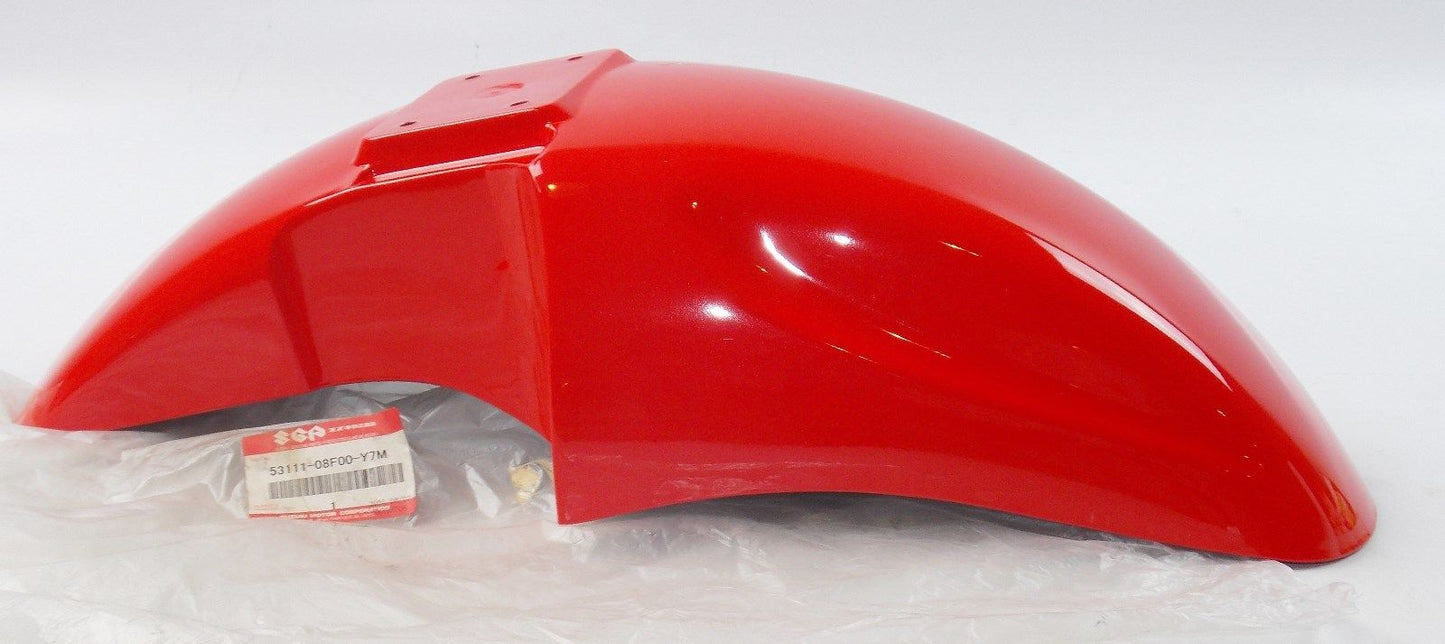 NOS SUZUKI 1998-2003 RED FRONT FENDER GSX600 53111-08F00-Y7M - MotoRaider