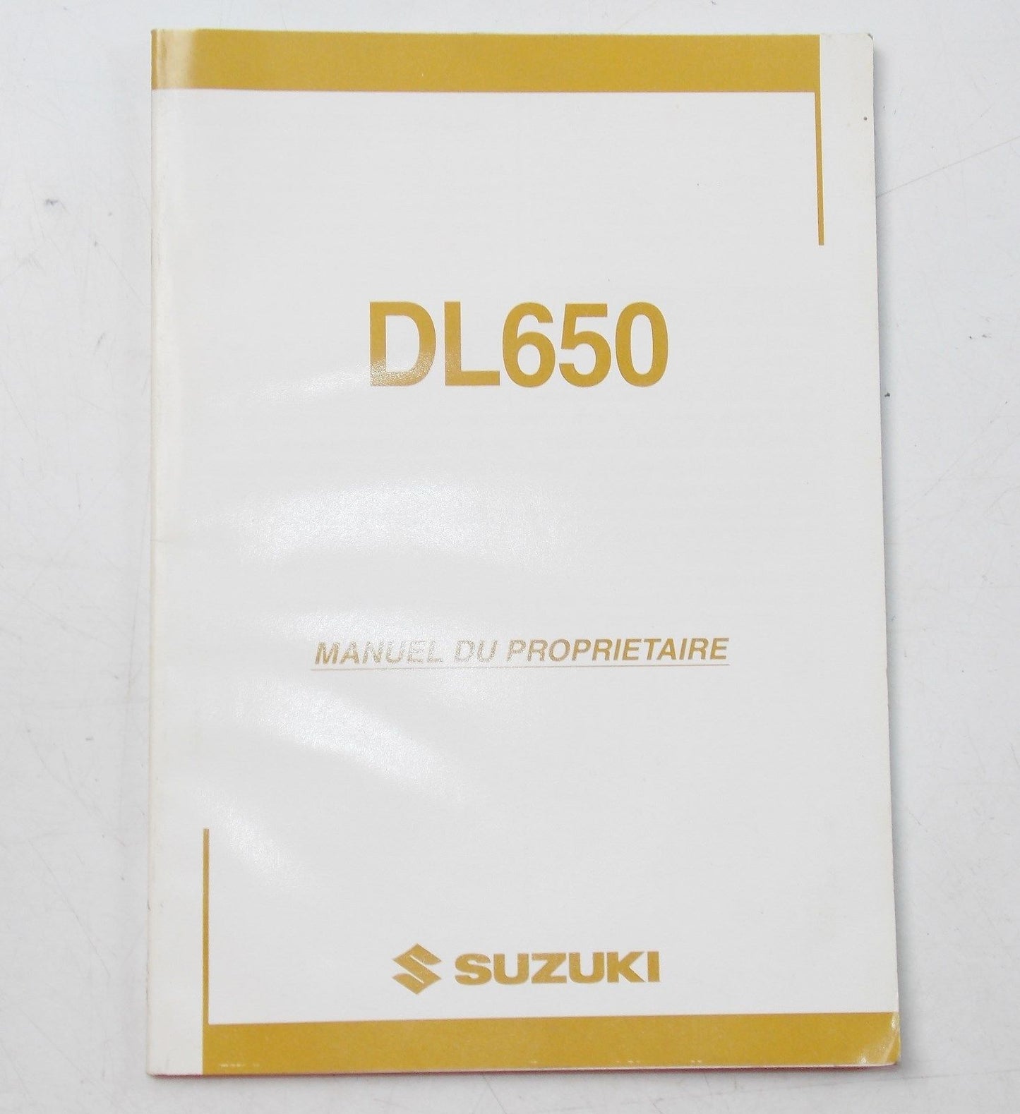 NEW SUZUKI 2003 OWNER'S MANUAL BOOK DL650 FRENCH 99011-27G50-01F - MotoRaider