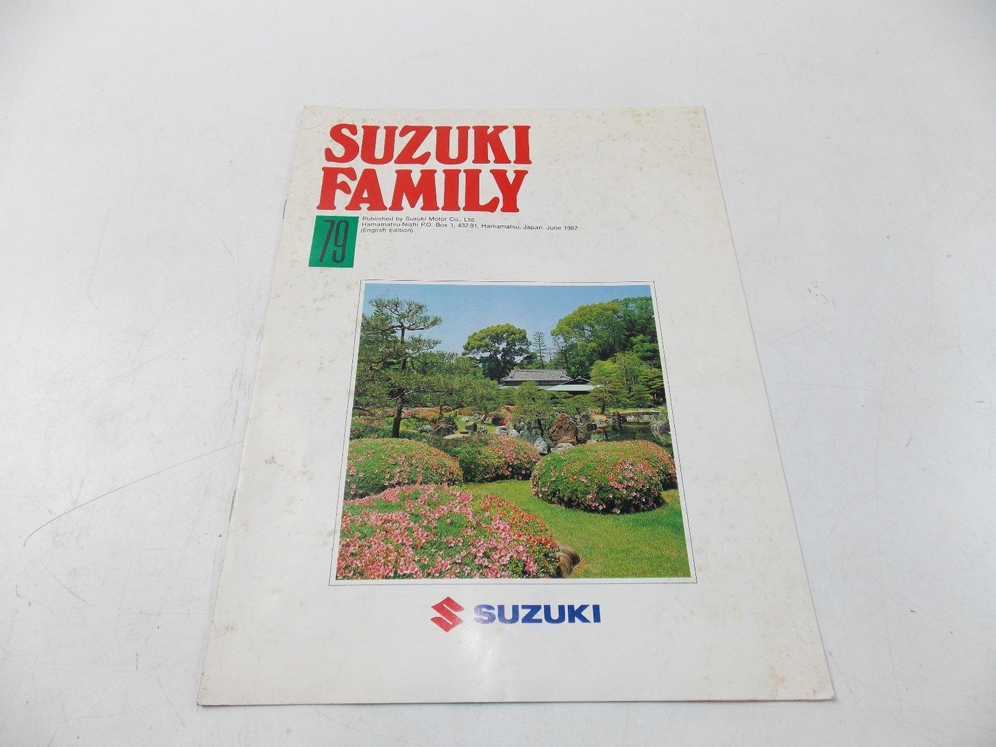 NEW SUZUKI JUNE 1987 SUZUKI FAMILY BOOK - MotoRaider
