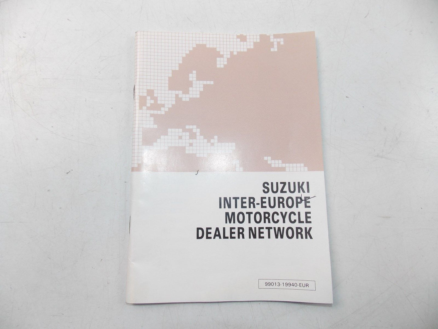NEW SUZUKI 1998 DEALER NETWORK INTER-EUROPE MANUAL 99013-19940-EUR - MotoRaider