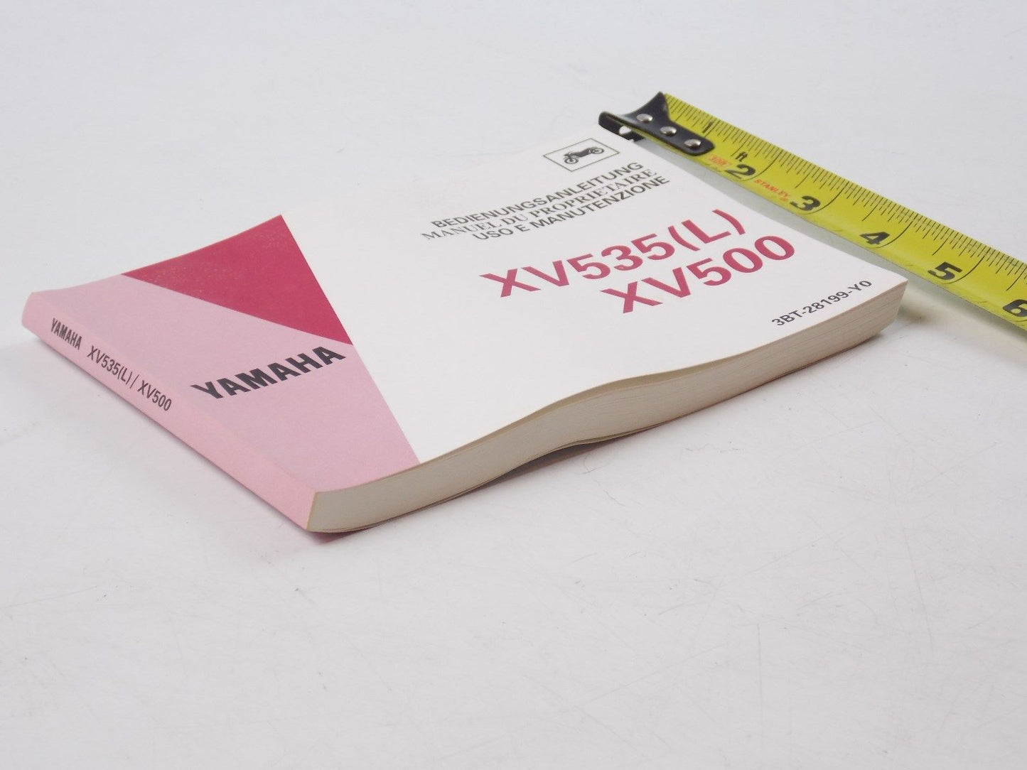 NEW YAMAHA 1992 YAMAHA USE MAINTENANCE MANUAL BOOK XV535L XB500 3BT-28199-Y0 - MotoRaider