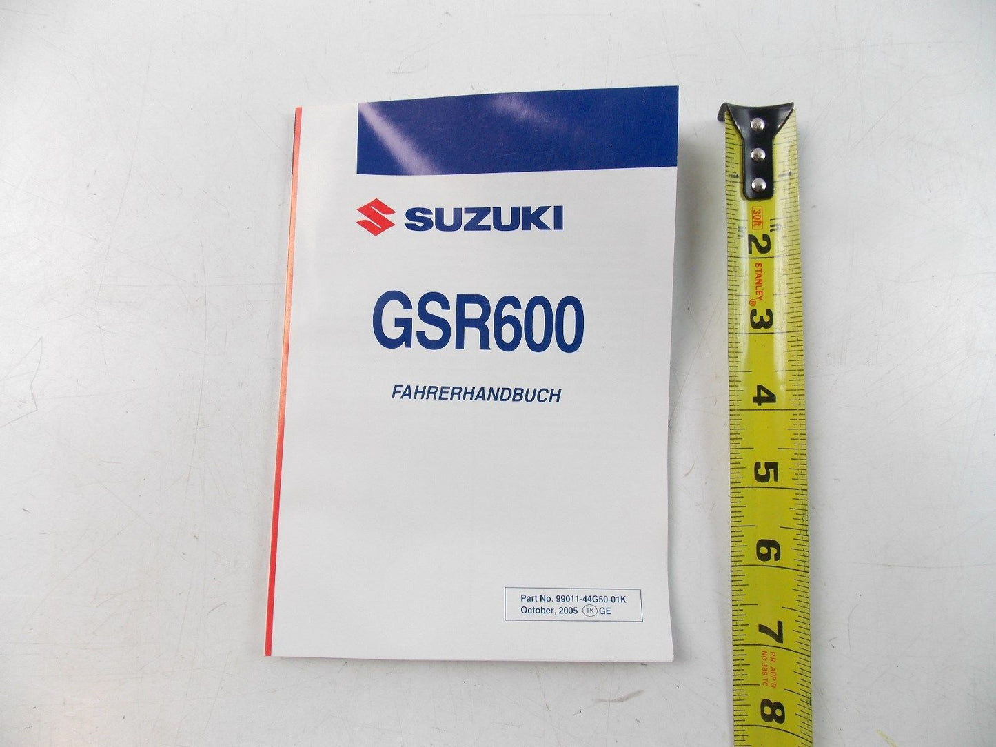 NEW SUZUKI 2005 OWNER'S MANUAL BOOK GSR600 99011-44G50-01K - MotoRaider