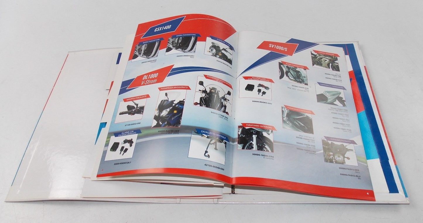 NEW SUZUKI 1990'S DEALER'S ASSESSORI BINDER ITALIAN 99999-DOSSI-004 - MotoRaider
