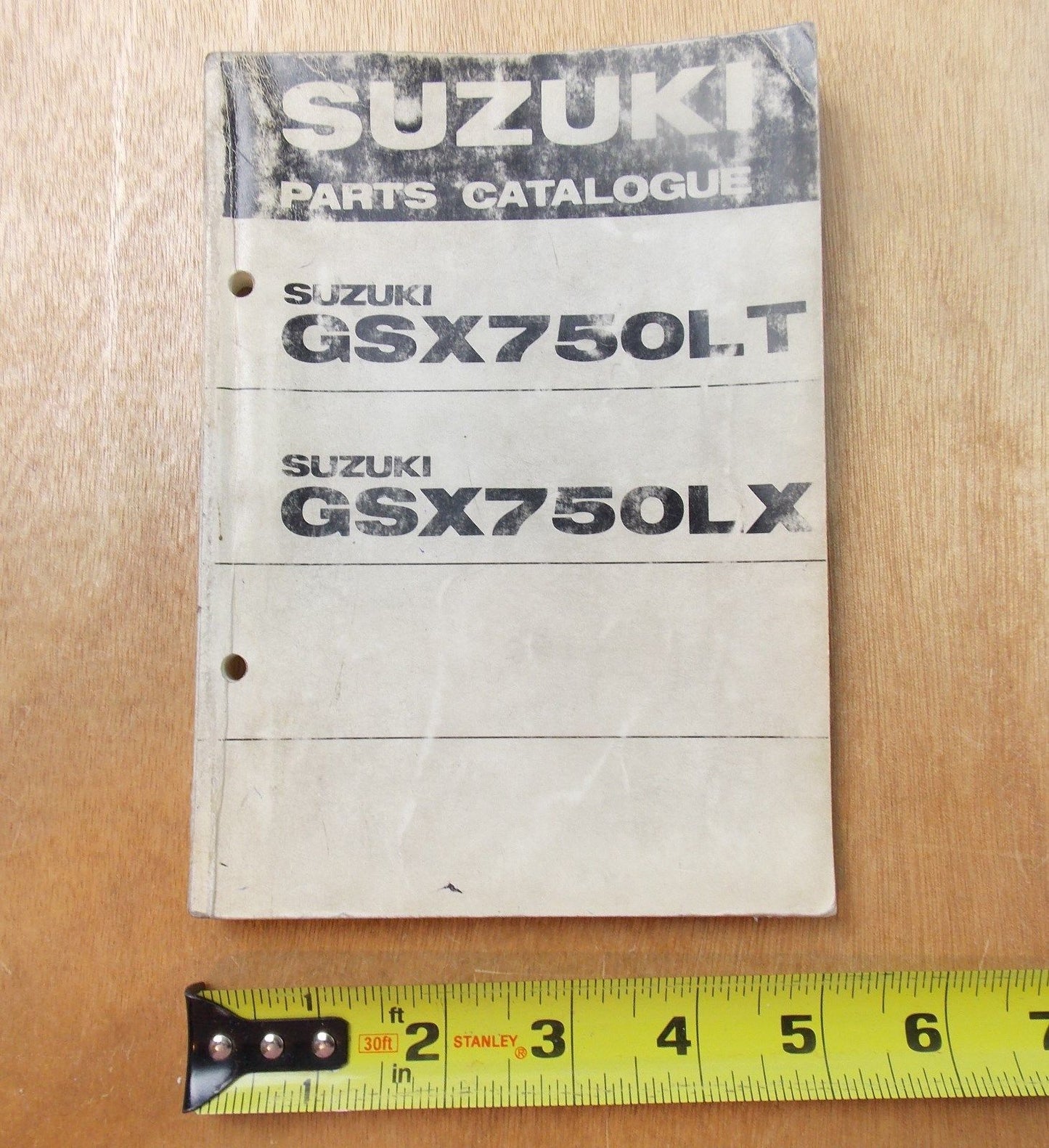 USED SUZUKI 1980 PARTS CATALOGUE BOOK GSX750LT/LX 99000-94201 - MotoRaider