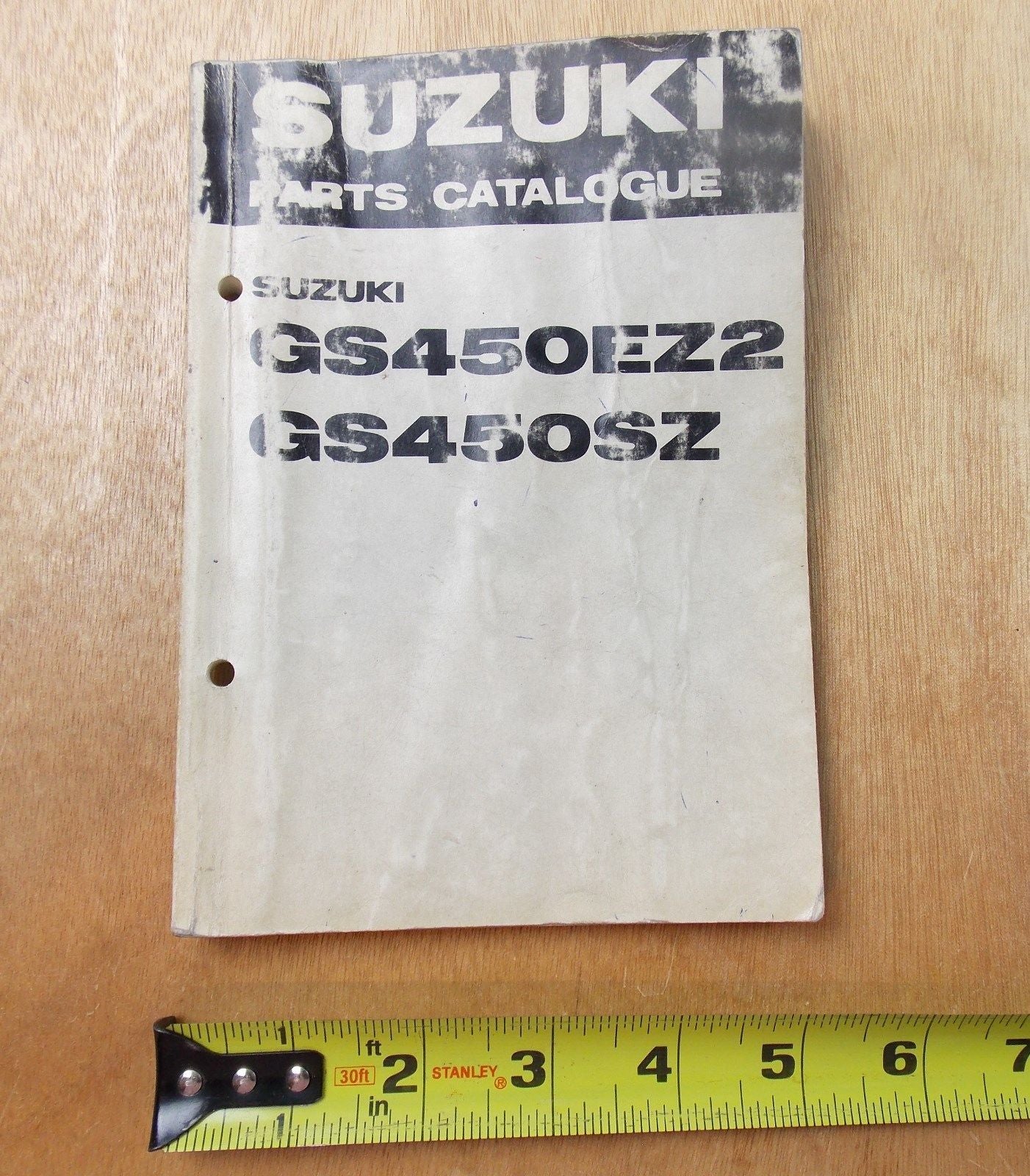 USED SUZUKI 1982 PARTS CATALOGUE BOOK GS450EZ2/SZ 99000-94885 - MotoRaider