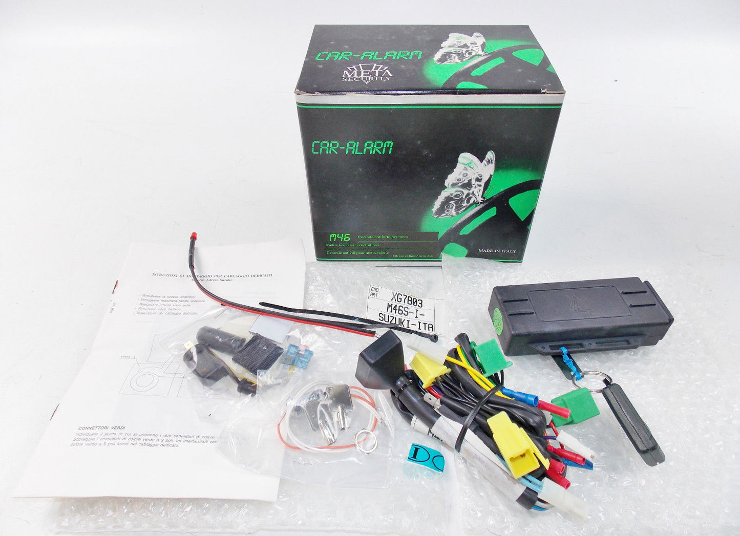 NOS M46 SUZUKI SCOOTER ADDRESS ANTI THEFT ALARM SECURITY SYSTEM REMOTE ITALY - MotoRaider