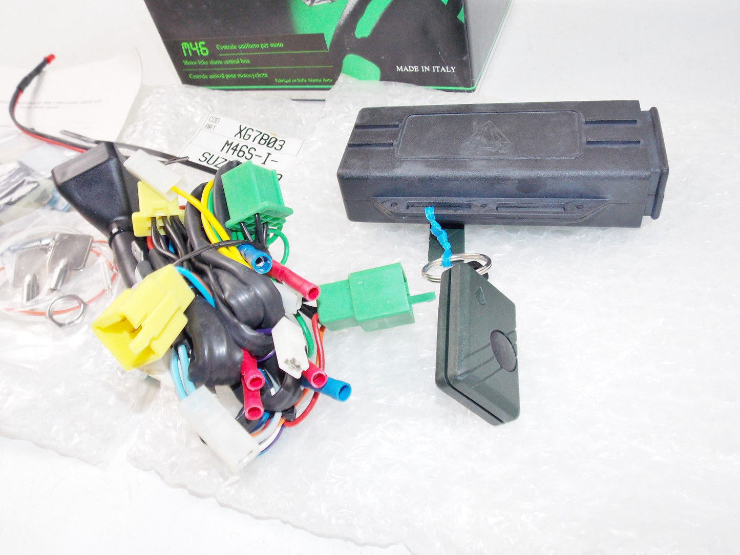 NOS M46 SUZUKI SCOOTER ADDRESS ANTI THEFT ALARM SECURITY SYSTEM REMOTE ITALY - MotoRaider