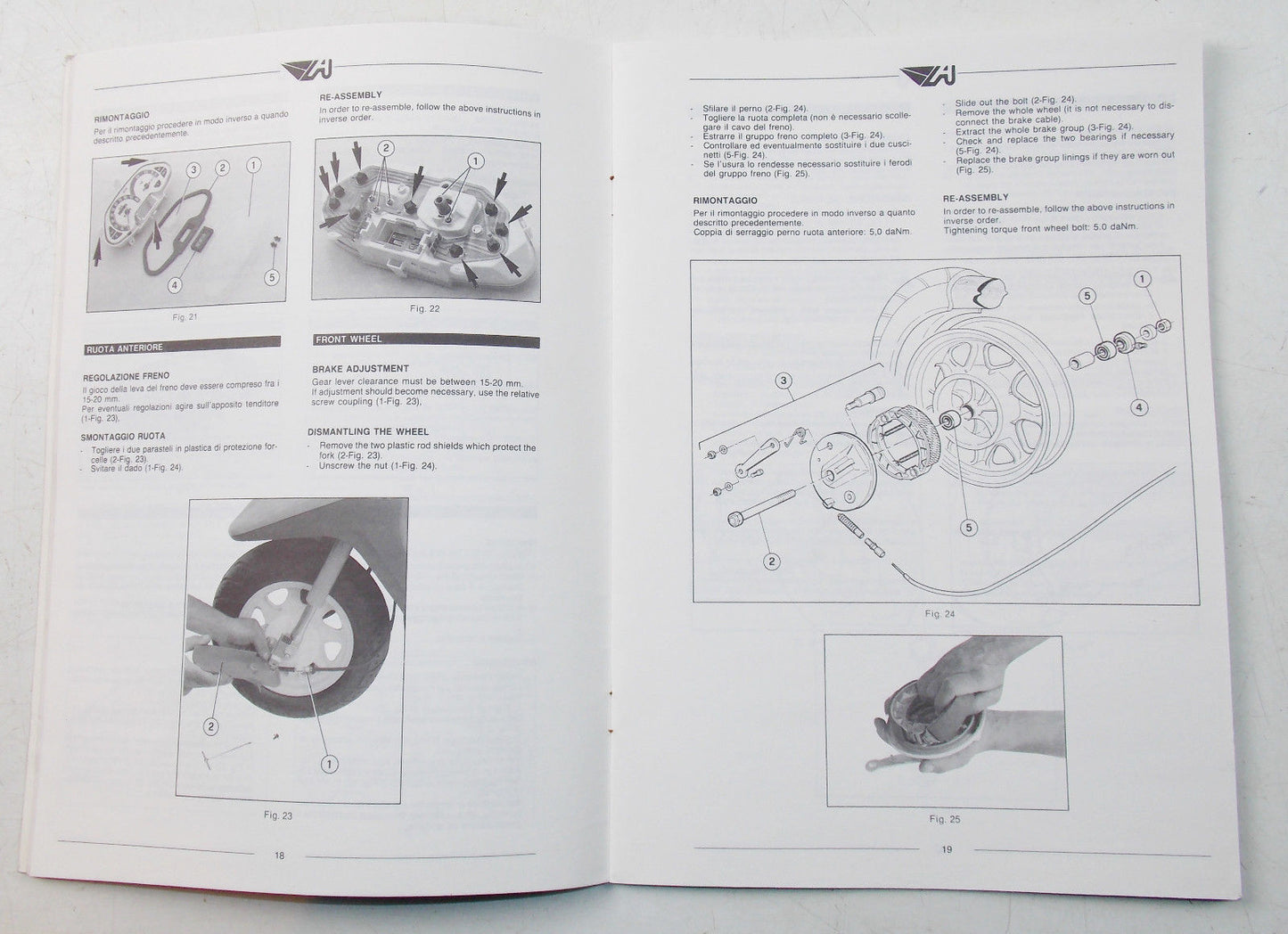 APRILIA SCOOTER AMICO 50 WORKSHOP MANUAL BOOK 910 - MotoRaider