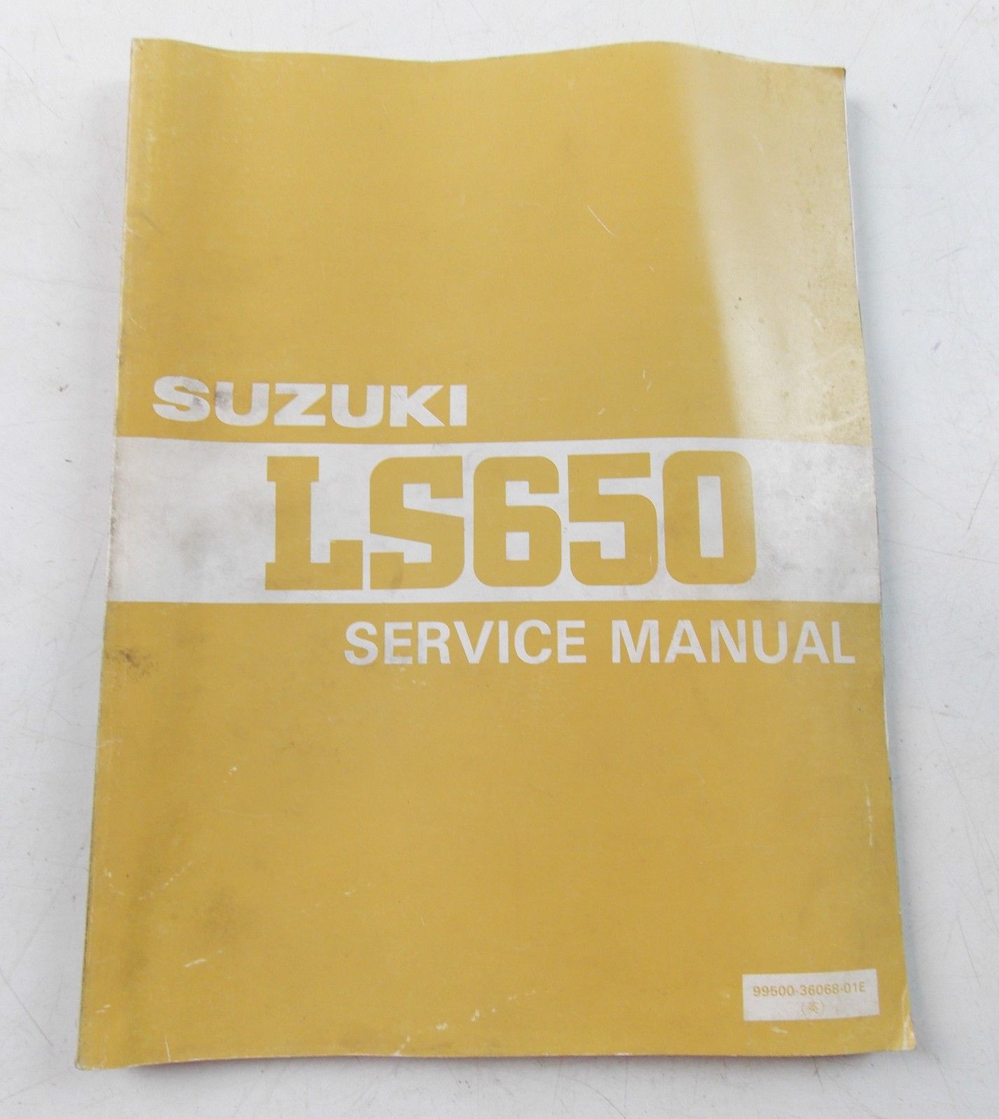NOS SUZUKI FEBRUARY 1986 SERVICE MANUAL LS650 99500-36068-01E - MotoRaider