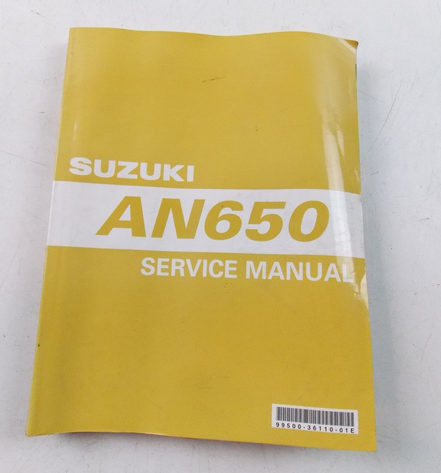 NOS SUZUKI JULY 2002 SERVICE MANUAL AN650 99500-36110-01E - MotoRaider