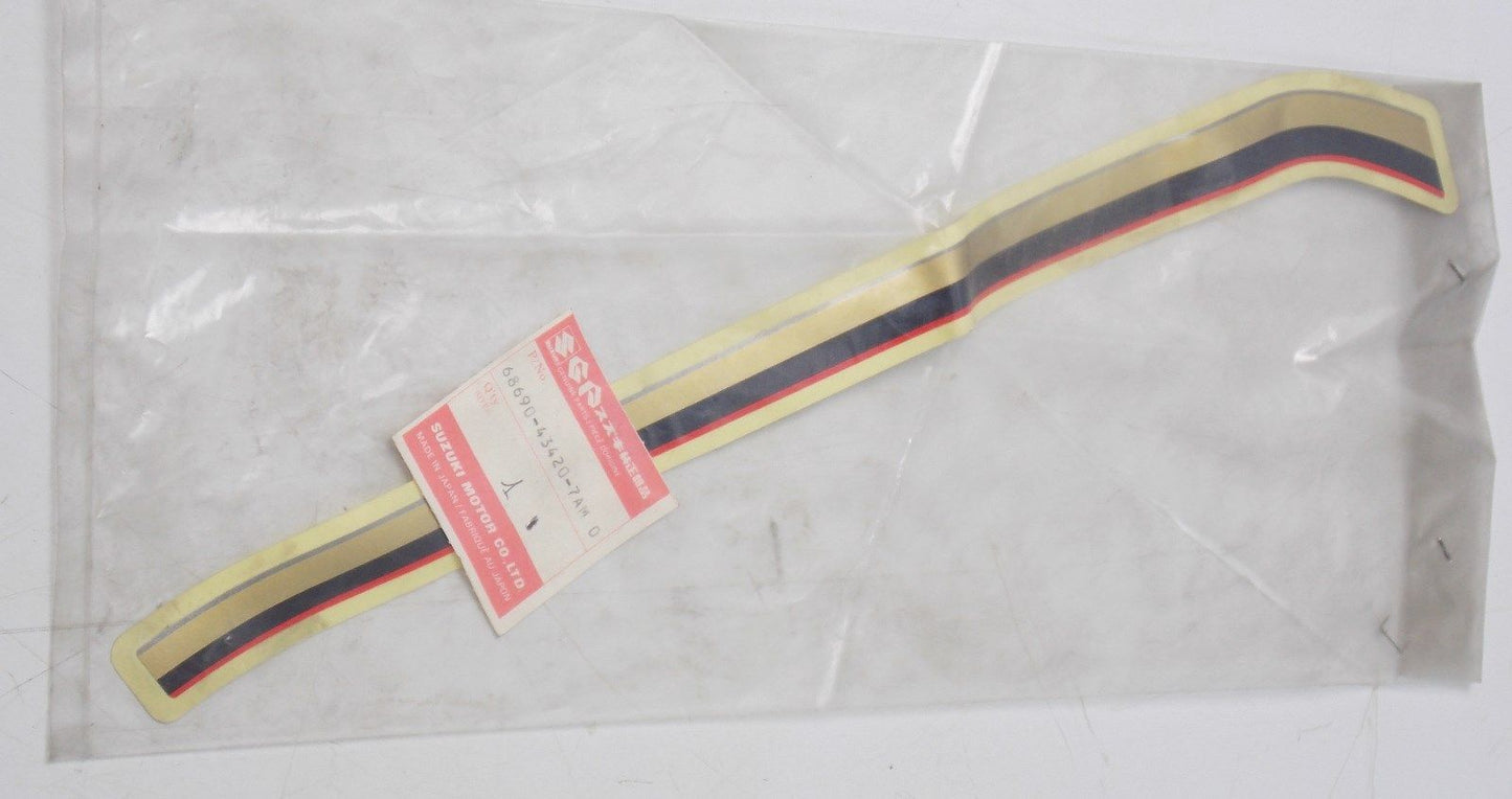 NOS SUZUKI 1982 1983 1984 STICKER DECAL EMBLEM MARK GSX750  68690-43420-7AM - MotoRaider