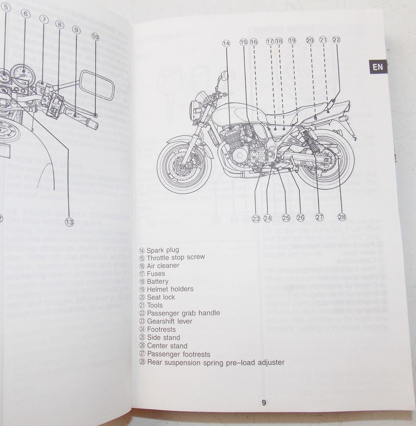 USED SUZUKI 2000 OWNER MANUAL GSX750 99011-03F53-042 - MotoRaider