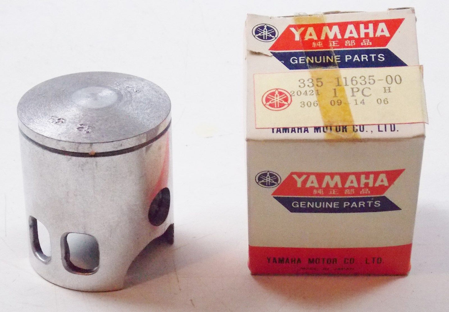 NOS YAMAHA 1972 1973 PISTON KIT 1 O/S 0.25 LT2 LTMX 335-11630-10 - MotoRaider