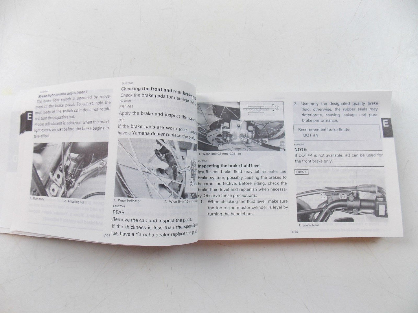 ORIGINAL YAMAHA 1991 OWNER MANUAL USER BOOK XT600 3YP-28199-A1 6 LANGUAGES - MotoRaider