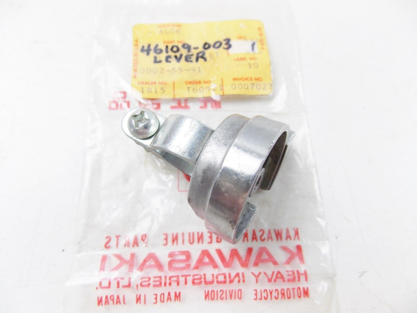 NOS KAWASAKI 1966-1973 STARTER LEVER ASSY A1/7 H1 F2 G3/4 C2 46109-003 - MotoRaider