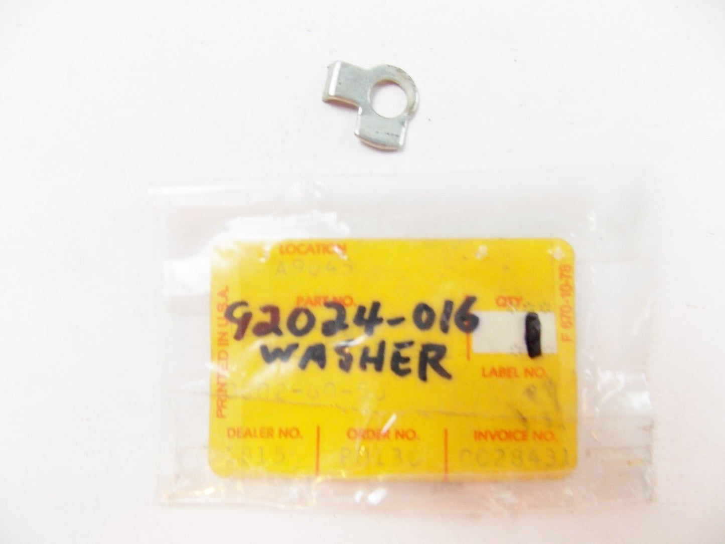 NOS KAWASAKI 1969-1978 LOCK WASHER 6MM H1/2 S1/2/3 KX450 KH250/400 92024-016 - MotoRaider