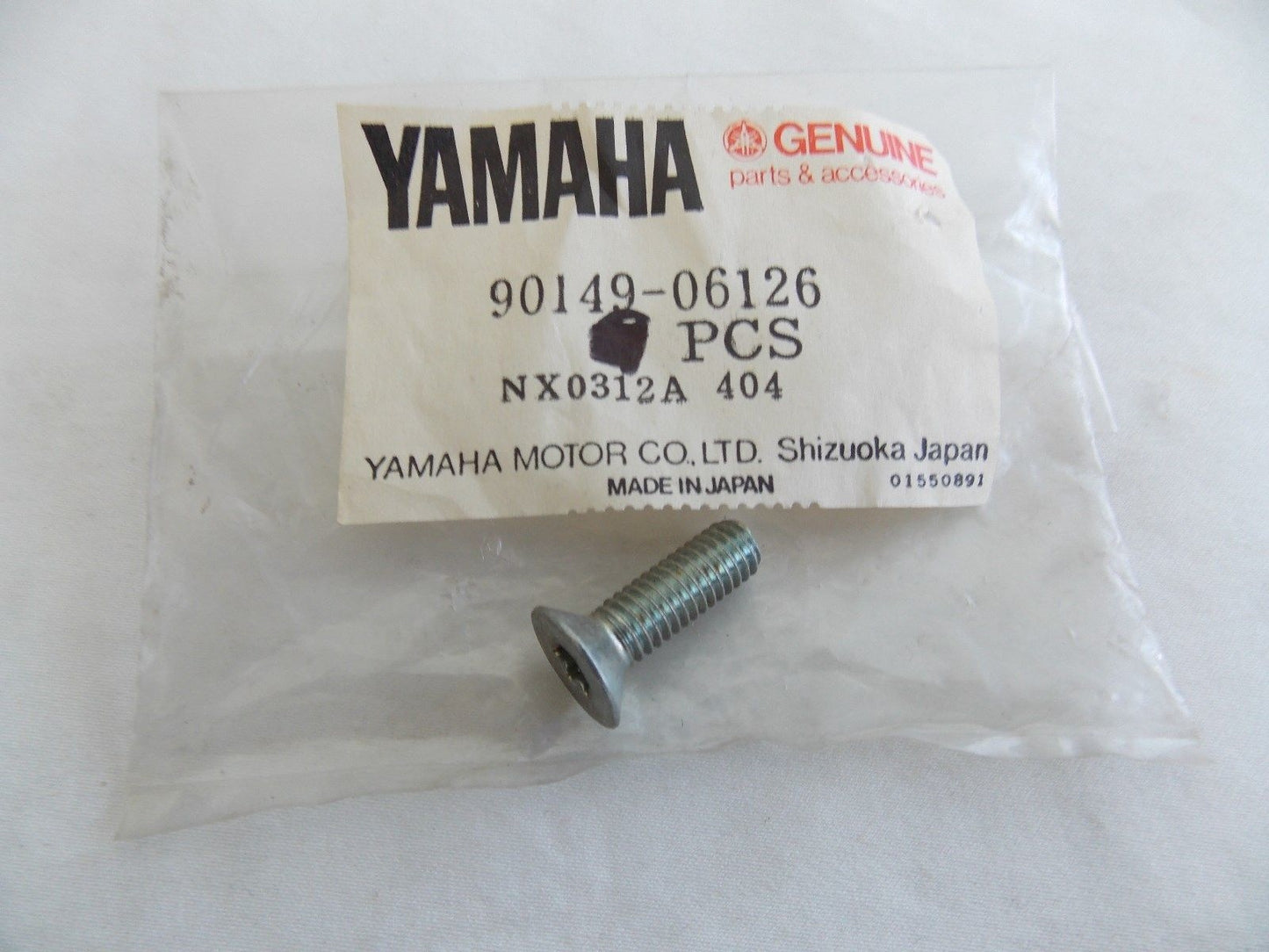 NOS YAMAHA 1978-82 2001-06 SPECIAL SHAPE SCREW (3) YFC450 XS1100 90149-06126 - MotoRaider