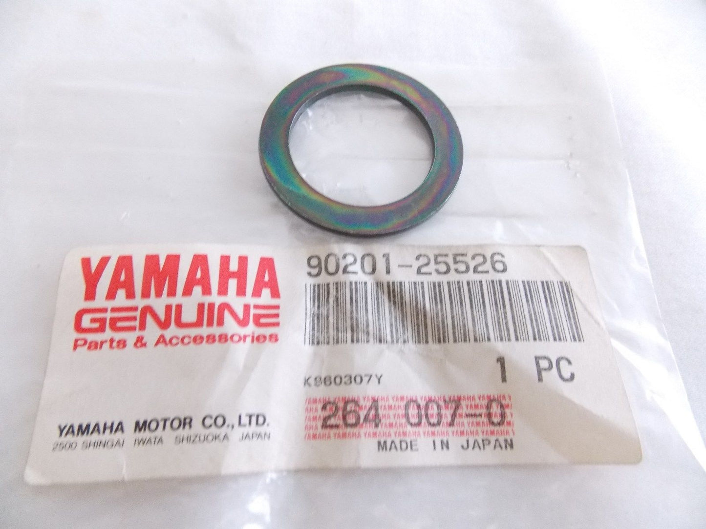 NOS YAMAHA 1975-2013 WASHER PLATE XS850 XJ900 FJ600 FZ600 PZ50 VK10 90201-25526 - MotoRaider