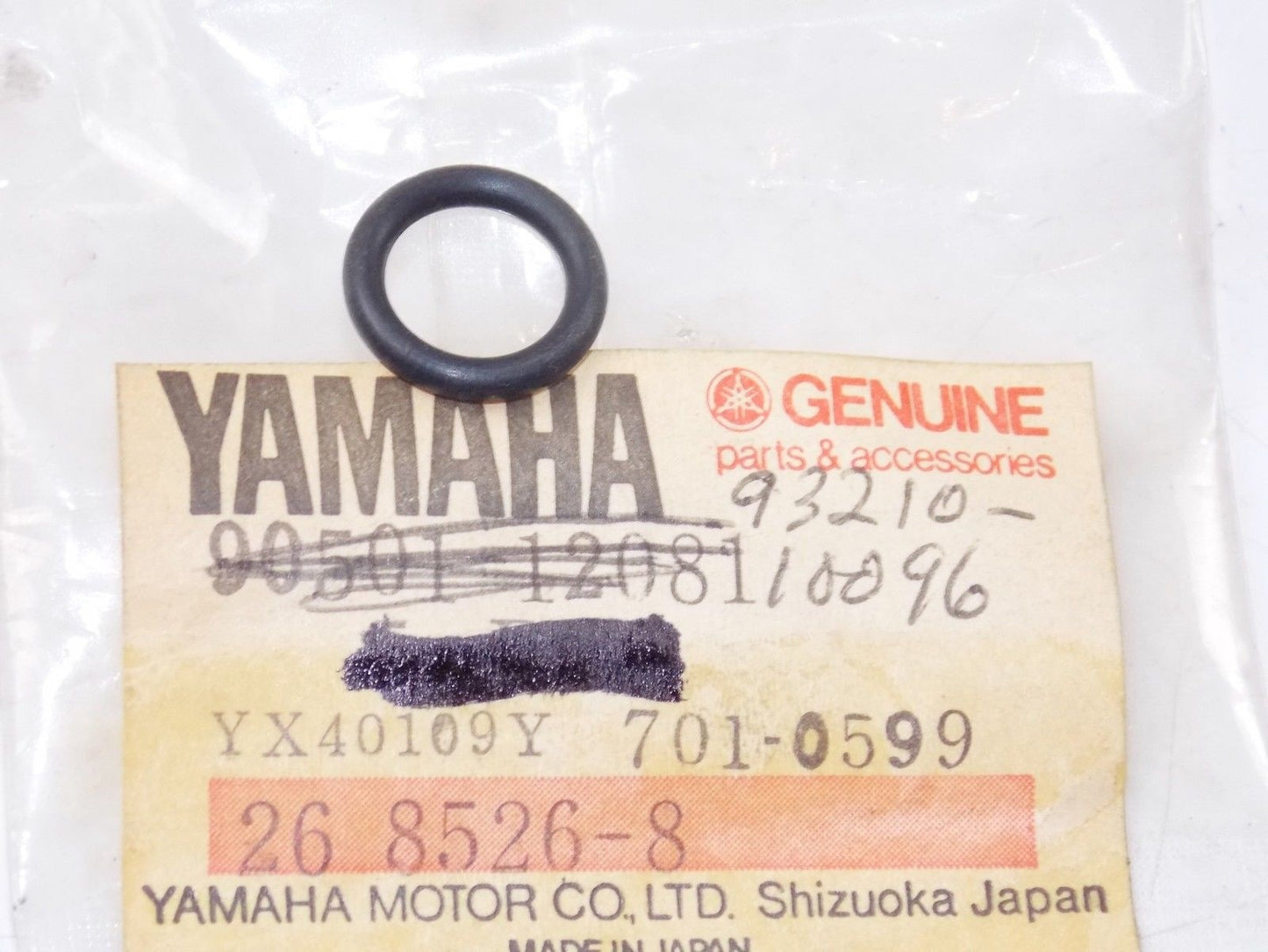 NOS YAMAHA 1975-2016 MOTO4 TERRA PRO WARRIOR TIMBERWOLF VSTAR O-RING 93210-10096 - MotoRaider