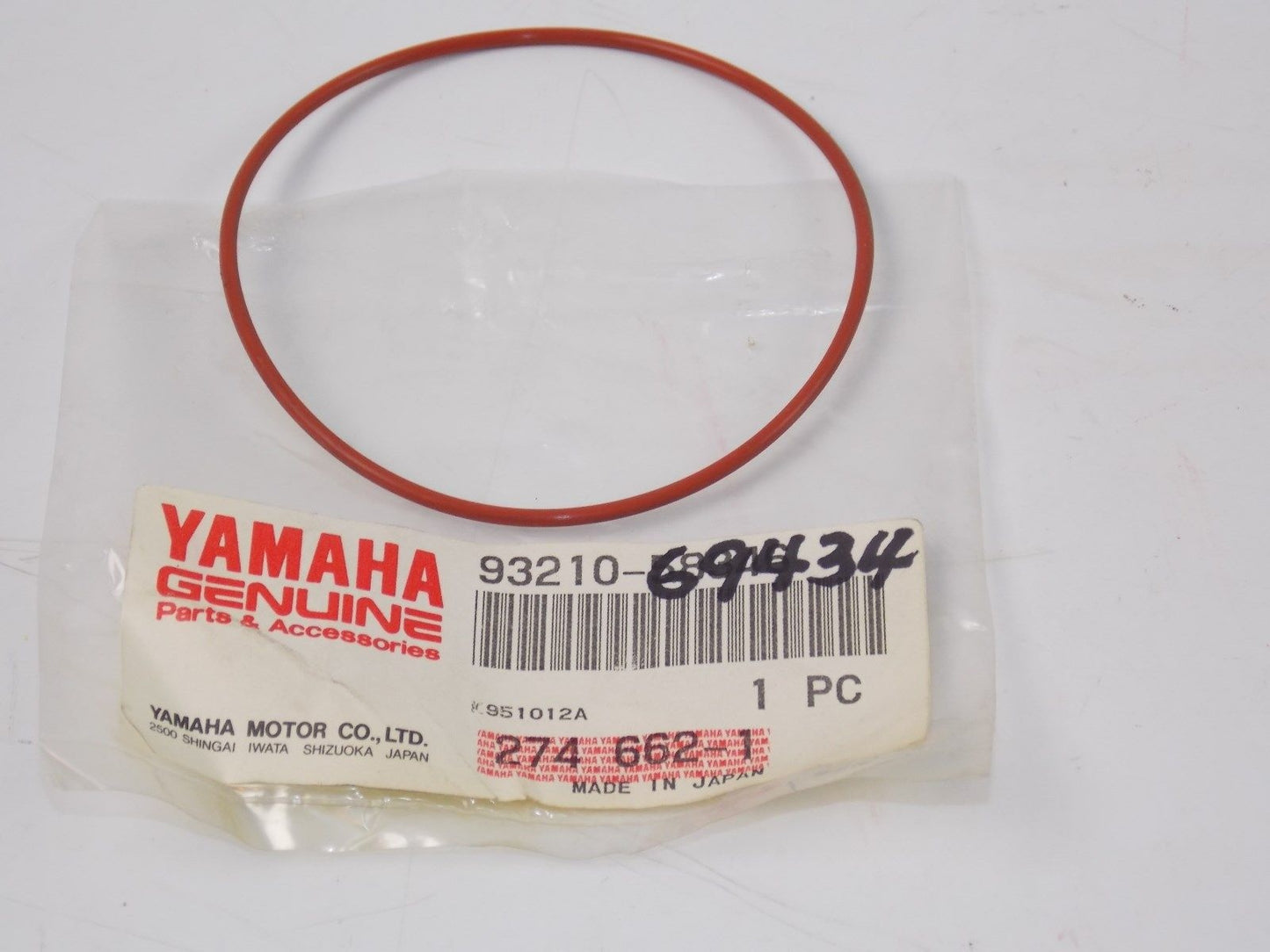 NOS YAMAHA 1973-1990 O-RING TZ250 XJ650 YZ125 93210-69434 - MotoRaider