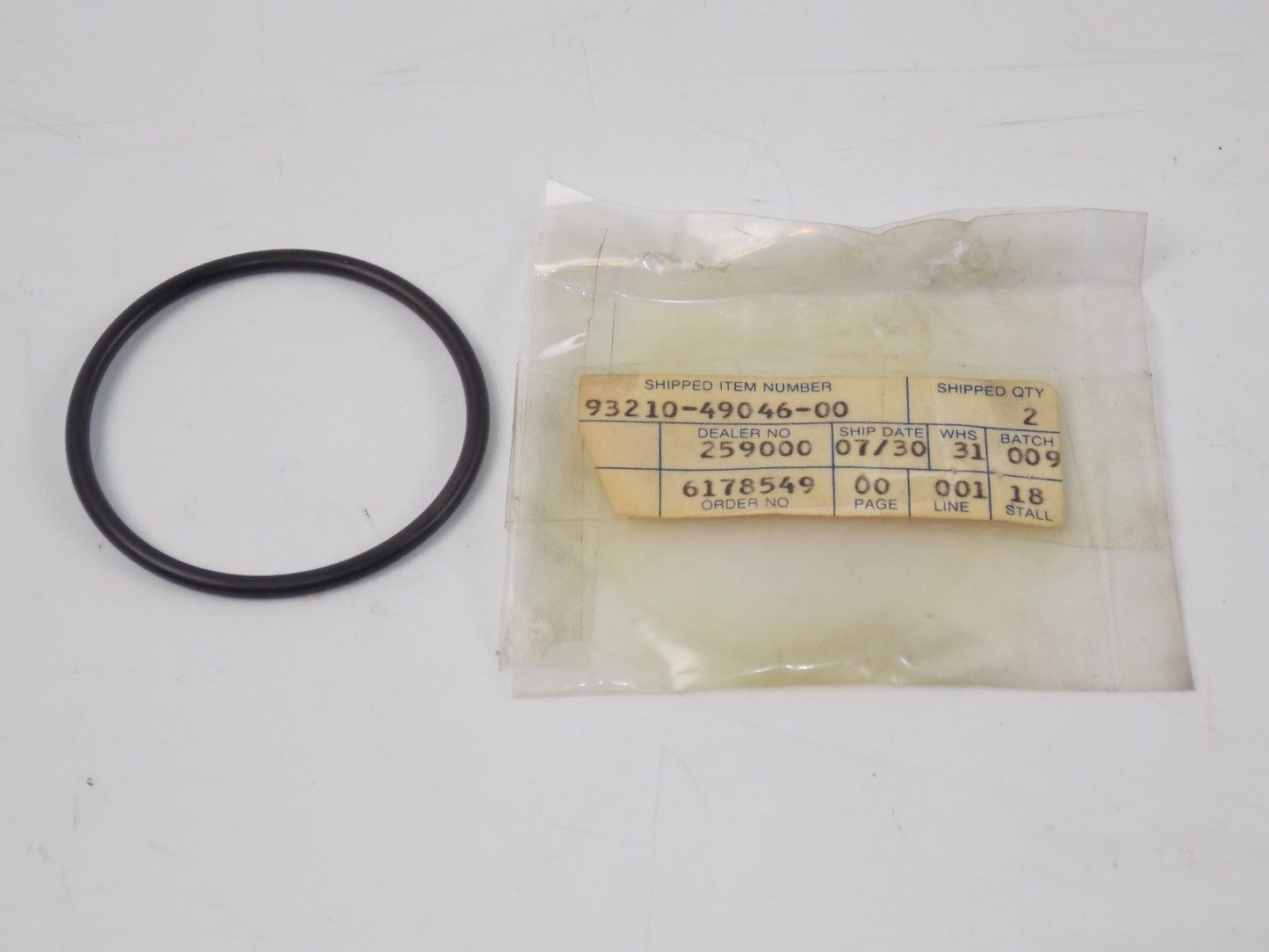 NOS YAMAHA 1985-2013 O RING SR540 VMX17 XVS13 FZ510 YZFR1 93210-49046 - MotoRaider