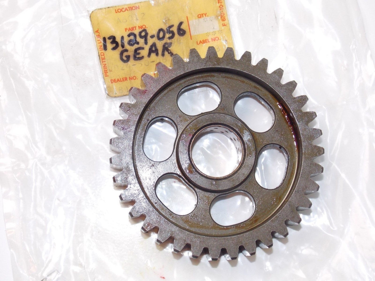 NOS KAWASAKI 1976 1977 1978 1979 LOW GEAR OUTPUT KZ650 KZ750 13129-056 - MotoRaider