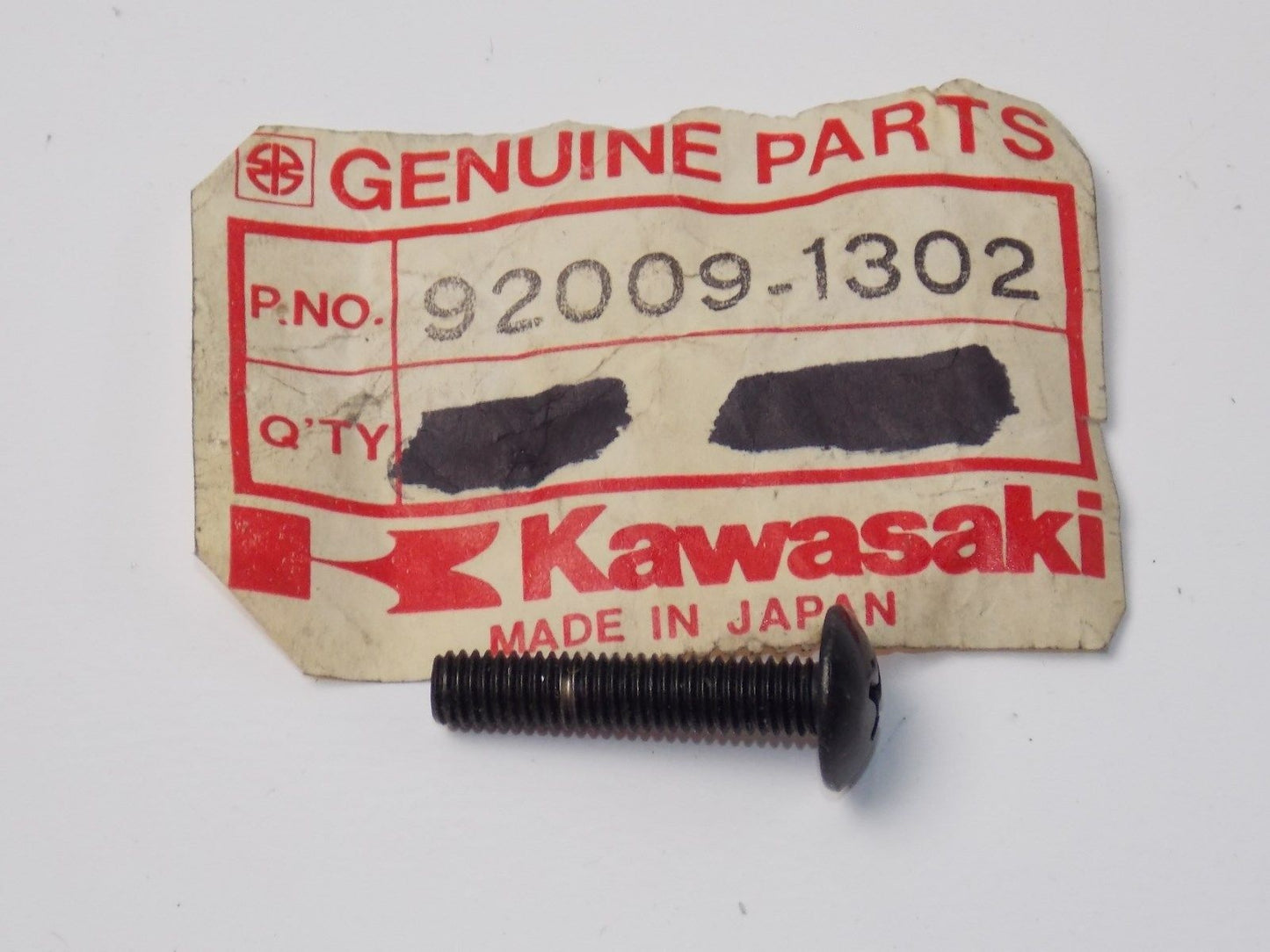 NOS KAWASAKI 1983-1991 BOLT KL650 KLR650 ZX1000 GPZ750/1100 92009-1302 - MotoRaider