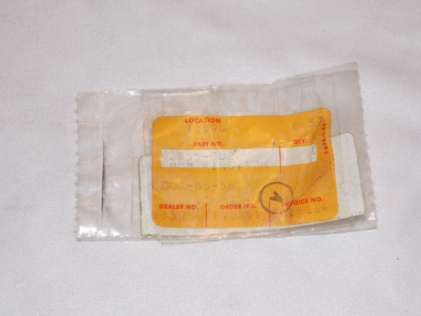 NOS KAWASAKI 1965 1966 O-RING 12MM B8 92055-002 - MotoRaider