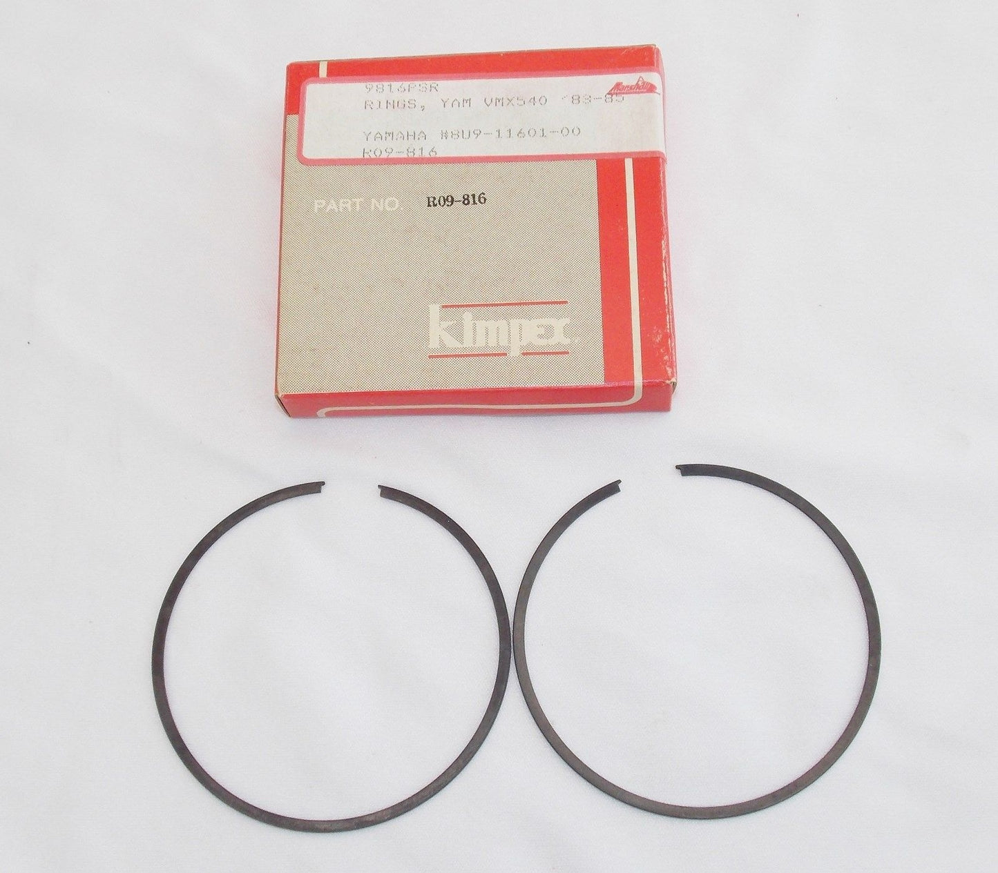 NOS YAMAHA 1983-1991 PISTON RINGS VMX540 RO9-816 - MotoRaider