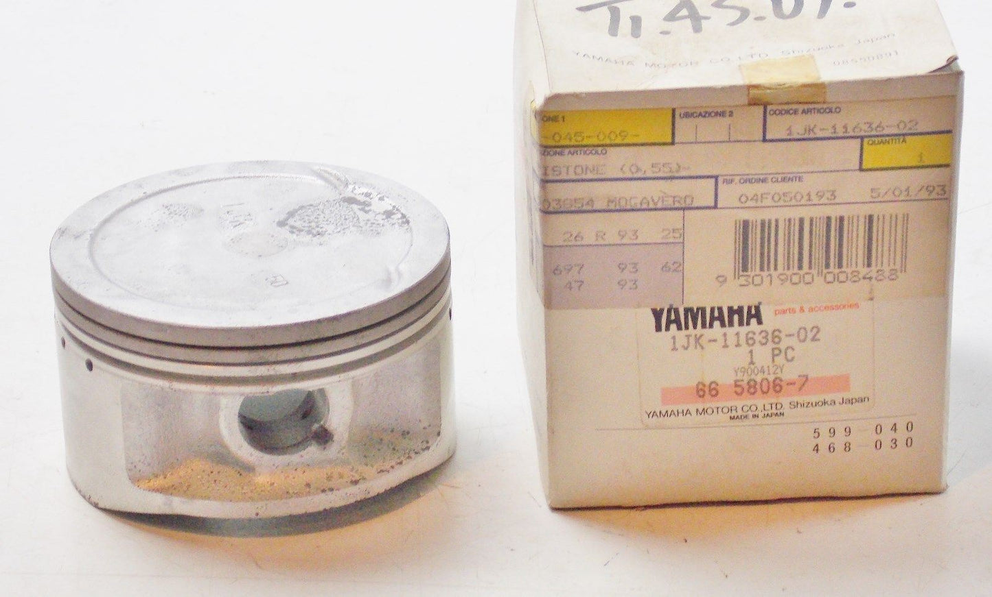 NOS YAMAHA 1987 CRANK SHAFT PISTON SRX600 YFM600 1JK-11636-02 - MotoRaider