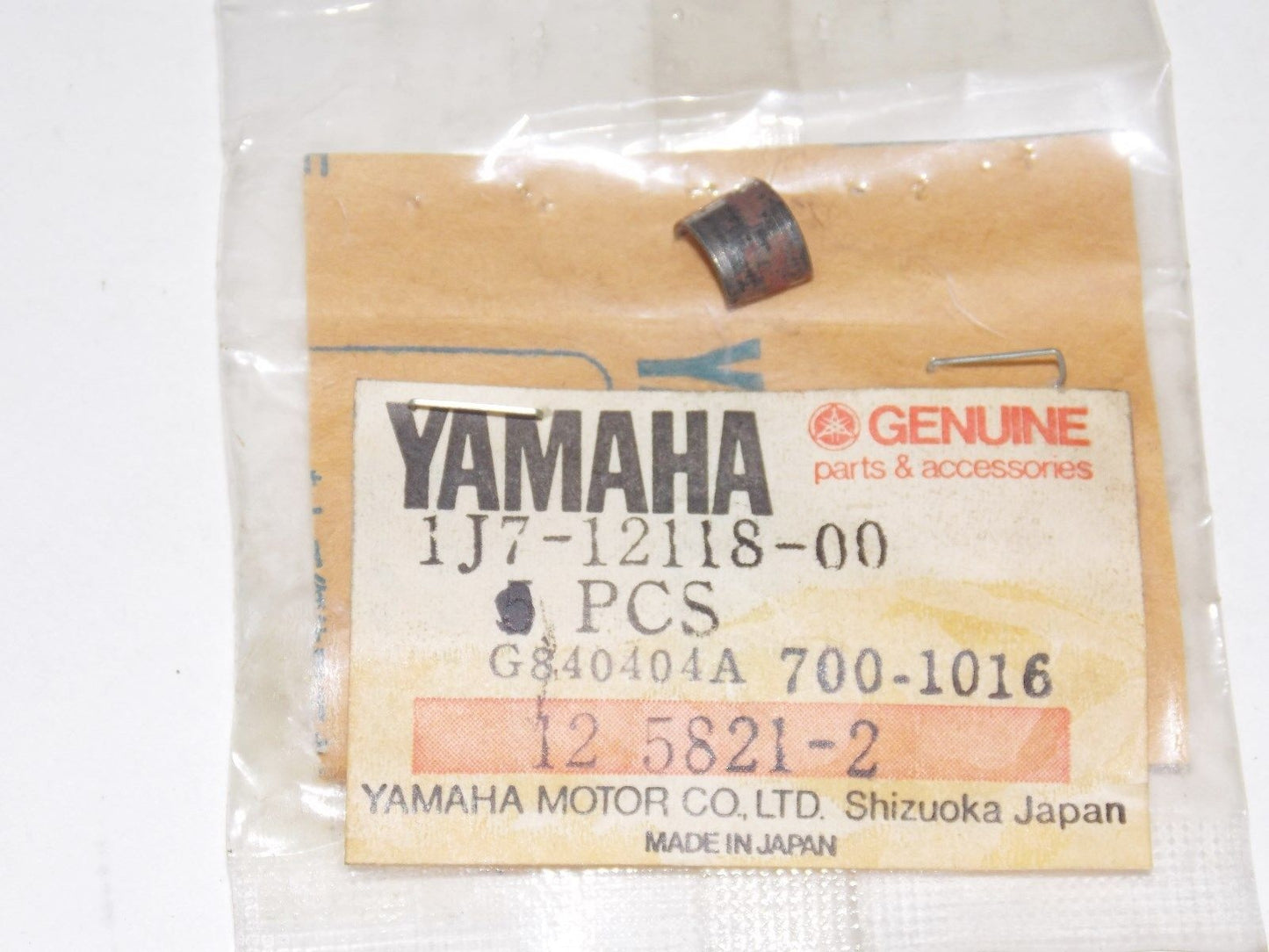 NOS OEM YAMAHA 1976-2015 VALVE COTTER YFM350/400 YXR450 XVS650 1J7-12118-00 - MotoRaider