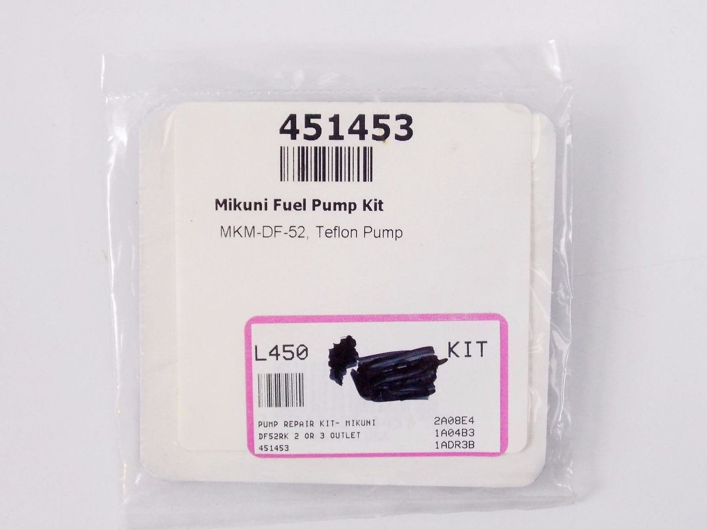 NOS MIKUNI DF52RK FUEL TEFLON PUMP KIT ARCTIC CAT POLARIS SKI DOO 451453 - MotoRaider